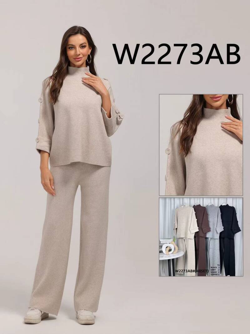 Komplet  damska (Francja produkt) Roz Standard, Mix Kolor .Paczka 8 szt